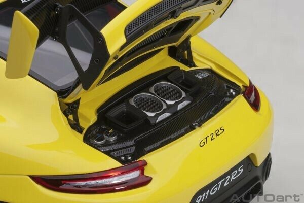 AUTOART 78172 1:18 PORSCHE 911 (991.2) GT2 RS WEISSACH PACKAGE (YELLOW) SUPERCAR