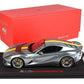 BBR 1/18 FERRARI 812 COMPETIZIONE GRAY & DISPLAY CASE