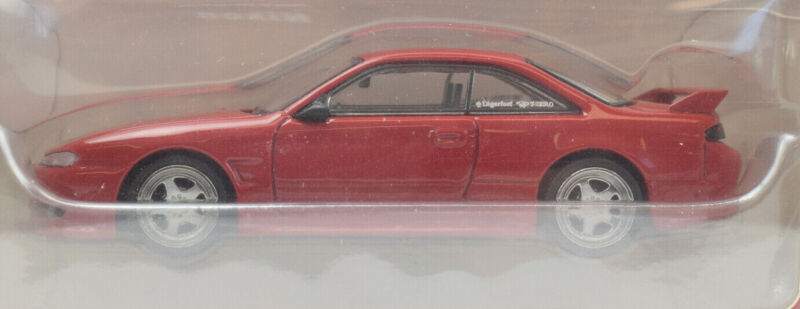 Tarmac Works GLOBAL64 Red Metallic VERTEX Silvia S14 1:64 Scale Diecast Car