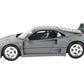 FERRARI F40 SULTAN OF BRUNEI GUN METAL GRAY & DISPLAY CASE LTD 1/18 BBR P18167