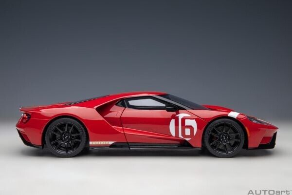 Autoart Ford GT 2022 Alan Mann Heritage Edition Alan Mann Red 1/18