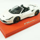 1/18 BBR FERRARI F8 TRIBUTO SPIDER FUJI WHITE MATT DELUXE RED LEATHER limited 12pcs