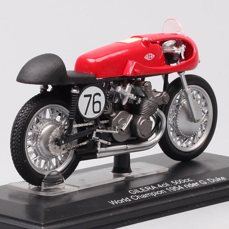 1/22 Italeri Gilera 4cil 500 No#76 race G Duke 1954 motorcycle Diecast model toy