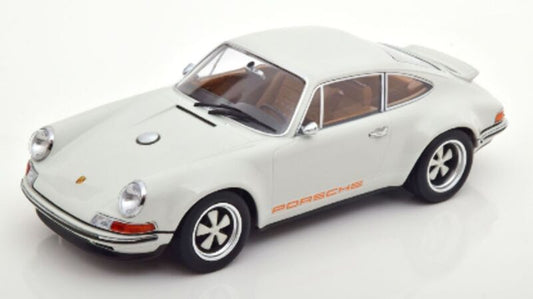 KK Scale 1/18 PORSCHE SINGER 911 COUPE LIGHT GREY