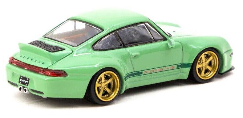 Tarmac Works COLLAB64 Green Gunther Werks Porsche 993 1:64 Scale Diecast Car