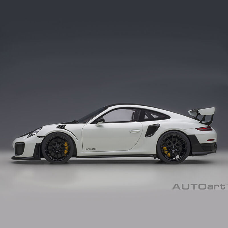 1:18 Porsche 911 GT2 RS 9912 Weissach Package by AUTOart in White 78171