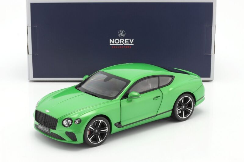 BENTLEY CONTINENTAL GT 2018 Apple Green - 1/18 - NOREV