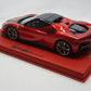 1/18 BBR FERRARI SF90 SPIDER CLOSED ROOF ROSSO FUOCCO DELUXE RED LEATHER limited 5pcs