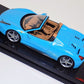 1/18 MR Collection Ferrari 458 Spider Baby Blue Black Wheels on Carbon Base $1084.95 ModelCarsHub