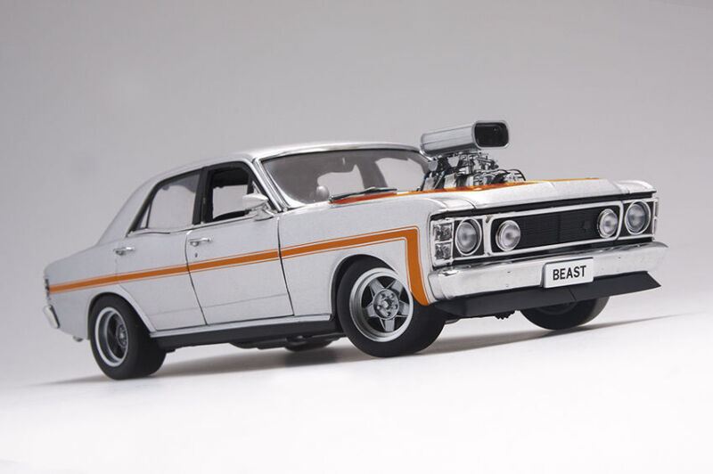 1/18 AUTOart XW GTHO Ford Falcon Street Machine Aluminium Silver 72866