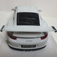 AUTOart PORSCHE 911 991 GT3 RS WHITE/DARK GREY WHEELS LE NIB 1:18 SCALE 78166