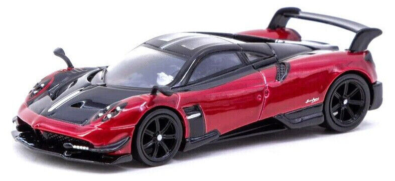 Tarmac Works GLOBAL64 Pagani Huayra BC Rosso Dubai 1:64 Scale Diecast Car