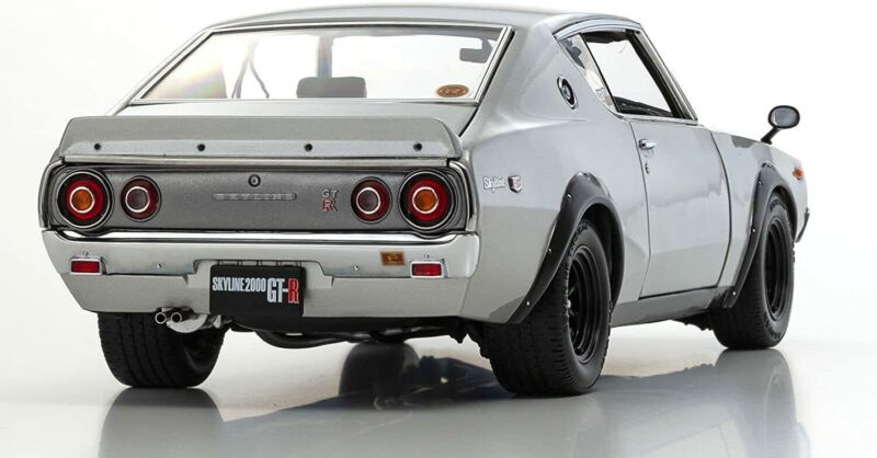 Kyosho Original 1/18 NISSAN SKYLINE 2000 GT-R (KPGC110) Silver KS08255