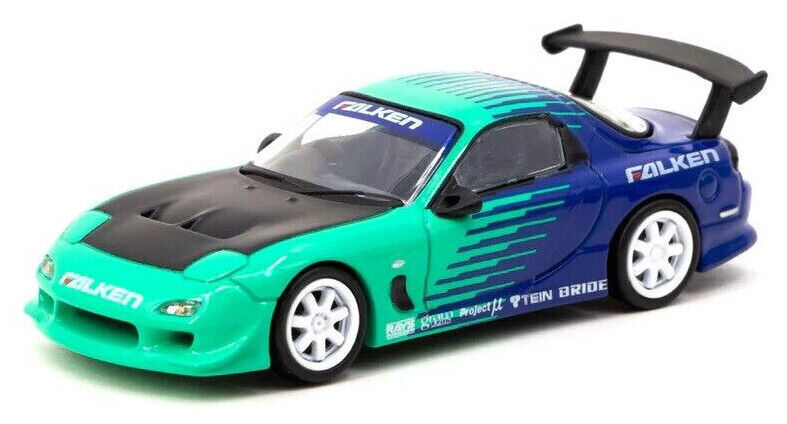 Tarmac Works GLOBAL64 "Falken" Mazda RX-7 FD3S 1:64 Scale Diecast Car