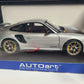 AUTOart PORSCHE 911 997 GT2 RS SILVER NIB 1:18 SCALE LE 77961