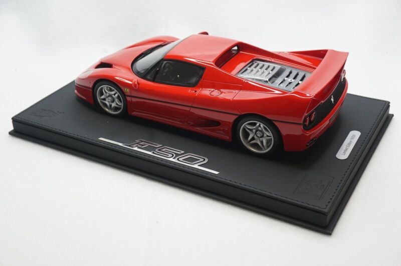 1/18 BBR FERRARI F50 COUPE ROSSO CORSA DELUXE BLACK LEATHER limited 20pcs