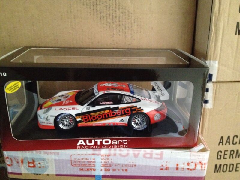 AUTOART 2006 Porsche 911 (997) Carrera Cup #98 Bloomberg 1:18*Back in Stock*