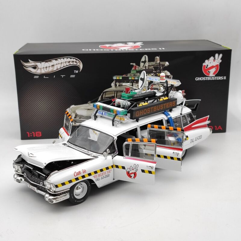 1/18 HOT WHEELS Cadillac Ghostbusters II ECTO 1A Elite X5470 Diecast Model Car $359.95 $649.9 ModelCarsHub