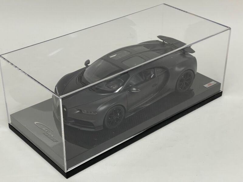 1/18 MR Collection Bugatti Chiron Sport "La Noire" Carbon Base IN STOCK $1007.95 ModelCarsHub
