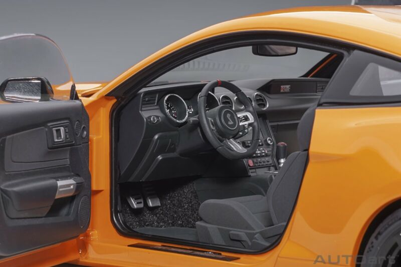 1/18 Autoart Ford Mustang Shelby GT-350R Fury Orange Ford Mustang Shelby GT-350R Fury Orange COMPOSITE MODEL/FULL OPENINGS in 1/18 scale by Autoart. ${sh$op-name} $296.95