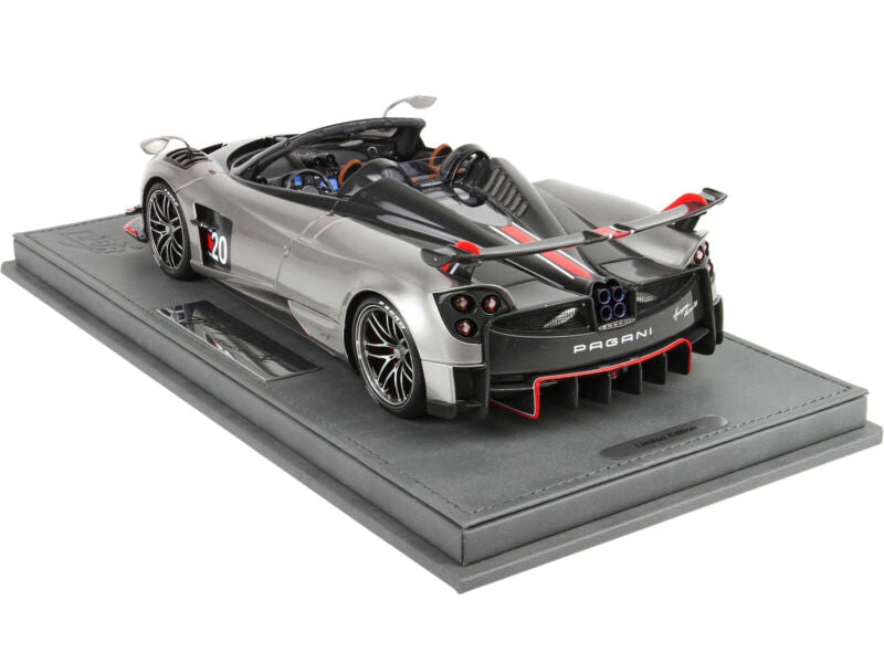 1/18 PAGANI HUAYRA ROADSTER BC SILVER MET & DISPLAY by BBR P18159 A $609.99 ModelCarsHub