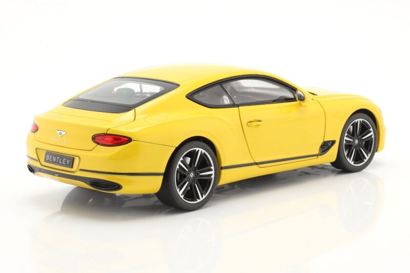 BENTLEY CONTINENTAL GT 2018 Monaco Yellow - 1/18 - NOREV