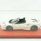 1/18 BBR FERRARI F8 TRIBUTO SPIDER FUJI WHITE MATT DELUXE RED LEATHER limited 12pcs