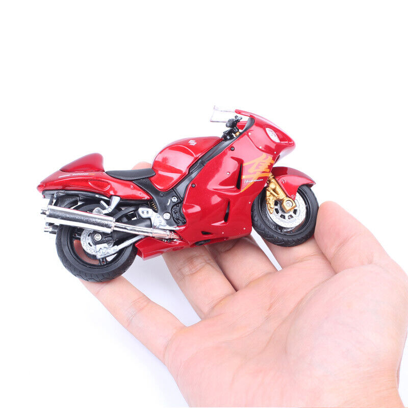 1:18 Scale Welly Suzuki Hayabusa GSX1300R Motorcycle Busa Diecast Toy Bike Model