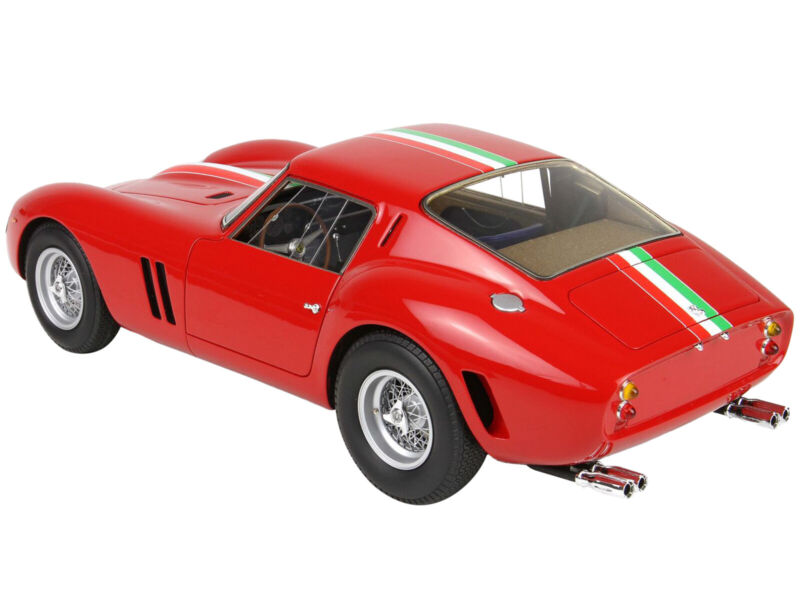 FERRARI 250 GTO RED PRESS DAY 1962 & DISPLAY CASE LTD ED 1/18 MODEL BBR 1803 A