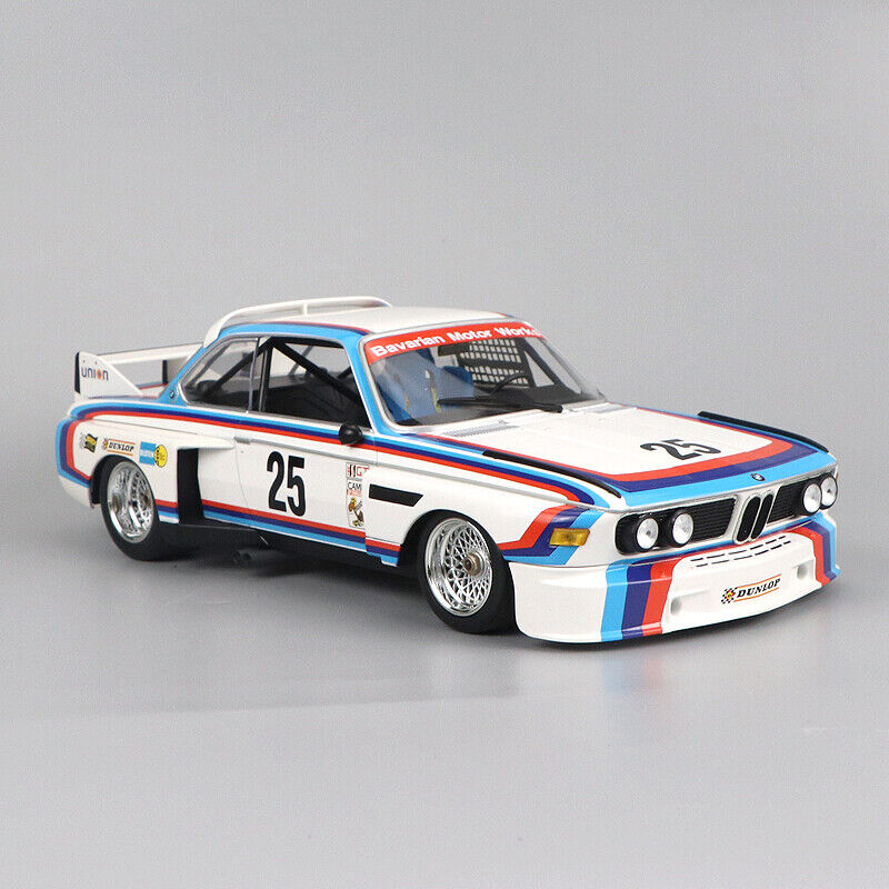 MINICHAMPS BMW 3.0 CSL #25 DIECAST CAR MODEL 1/18 HERITAGE RACING COLLECTION