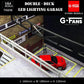 G-Fans Assemble Diorama 1:64 Double-Desk LED Garage Model Car Station- JDM