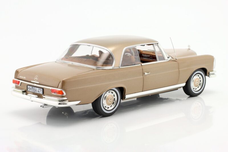 MERCEDES-BENZ 250 SE Coupé 1969 Gold metallic - 1/18 - NOREV