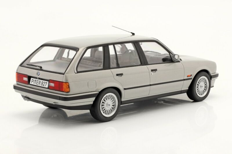 BMW 325i Touring (E30) 1991 Silver - 1/18 - NOREV