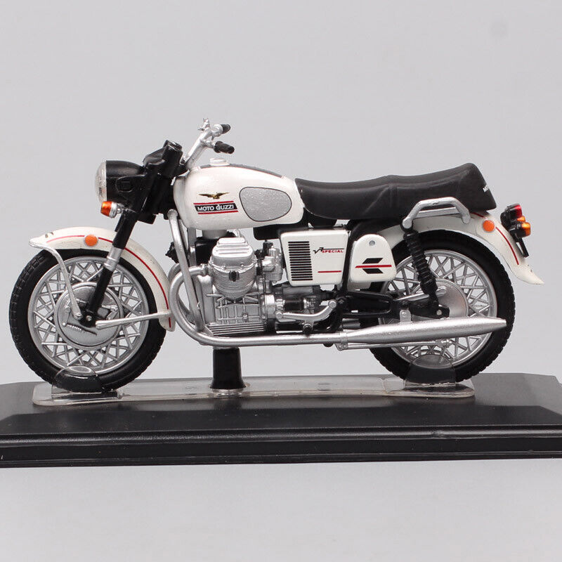 1:24 Scale Moto Guzzi V7 Special 1970 Motorcycle Diecast Toy Vehicle Bike Model