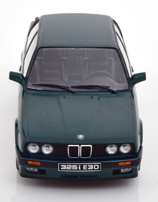 KK-Scale 1:18 BMW 325i E30 M-PACKAGE1 DARK GREEN METALLIC 1987 diecast model