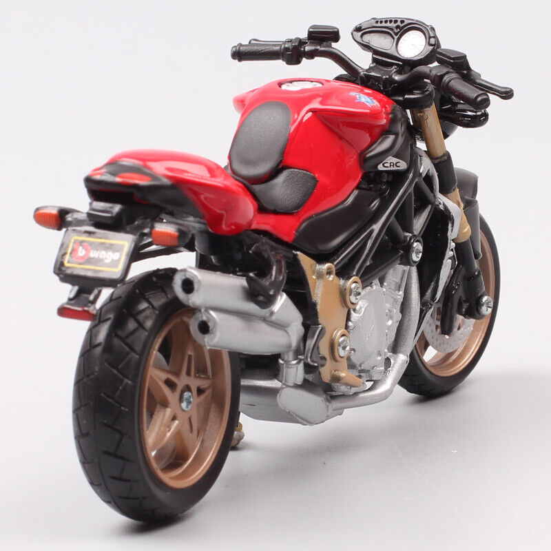 Bburago 1:18 Scale MV Agusta Brutale 1000 Oro Motorcycle Model Bike Diecast Toy