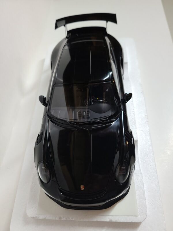 AUTOart PORSCHE 911 991 GT3 RS BLACK/SILVER WHEELS LE NIB 1:18 SCALE 78164