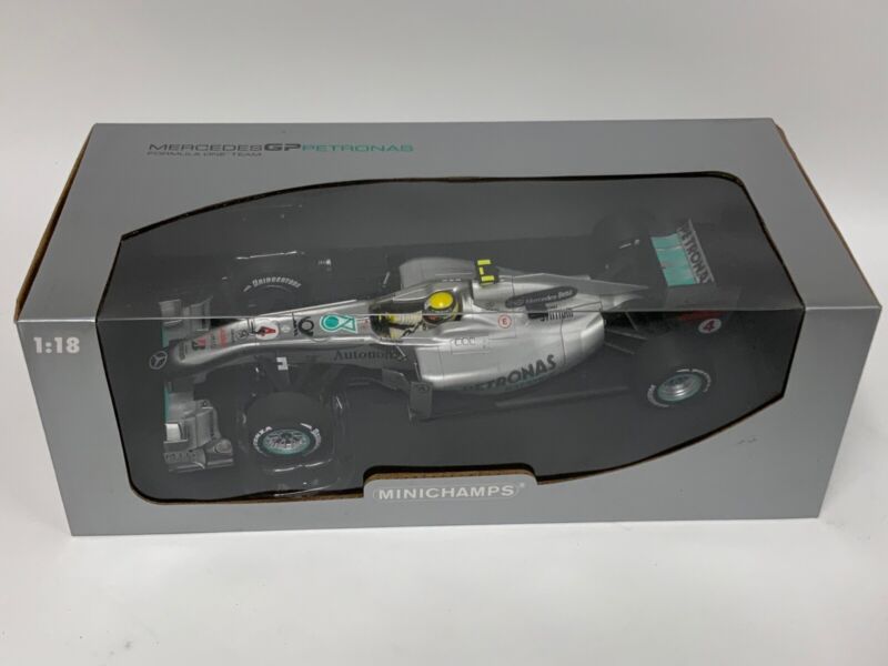 1/18 Minichamps Mercedes AMG W01 F1 2010 N.Rosberg 110100004 $199.95 ModelCarsHub