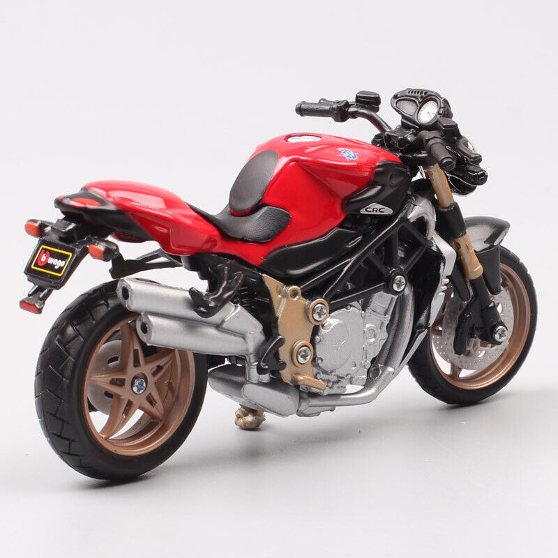 Bburago 1:18 Scale MV Agusta Brutale 1000 Oro Motorcycle Model Bike Diecast Toy