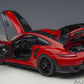 Autoart Porsche 911 (991.2) GT2 RS Weissach Package Guards Red 1/18 Scale New!