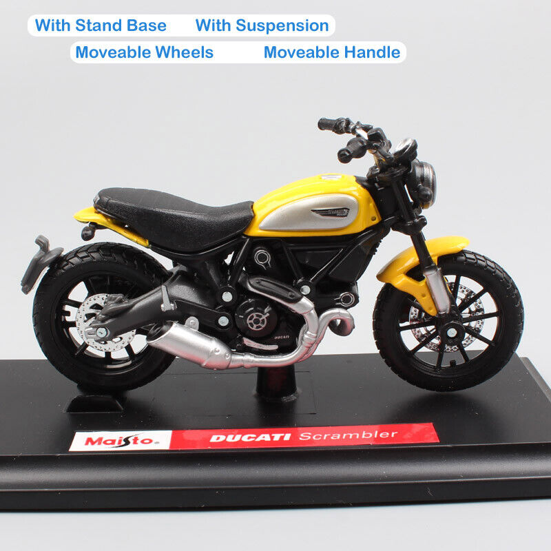 1/18 Maisto Ducati Scrambler bike moto diecast racing motorcycle model $29.95 ModelCarsHub