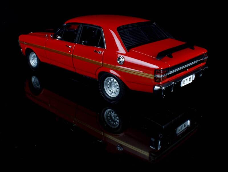 1/18 Classic Carlectables Ford XY Falcon GT-HO Phase III Track Red Wide Boots