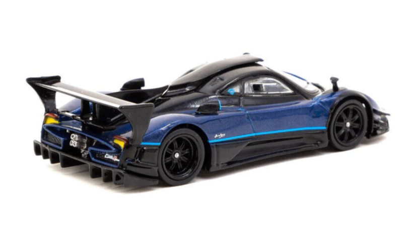 Tarmac Works GLOBAL64 Pagani Zonda Revolucion Blue Metallic 1:64 Diecast Car