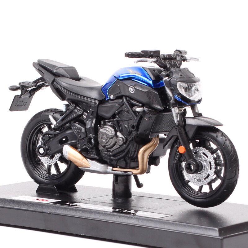 Moto miniature Yamaha MT07 2018 Maisto 1/18 – Motors Miniatures