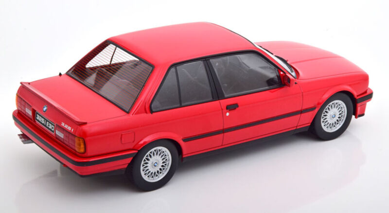 KK-Scale 1:18 BMW 325i E30 M-PACKAGE 1 RED 1987 diecast model