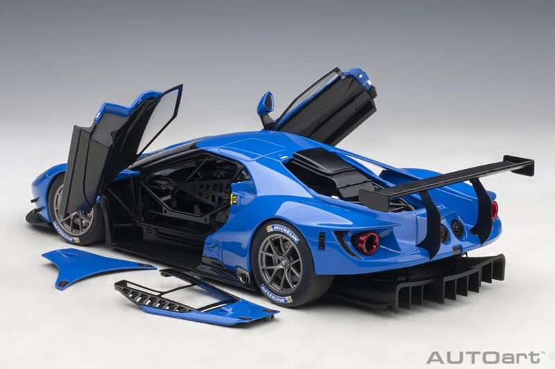 1/18 AutoArt Ford GT Le Mans Plain Color Version Lightning Blue 1/18 AutoArt Ford GT Le Mans Plain Color Version Lightning Blue Model Car AutoArt # 81812 ${sh$op-name} $358.95