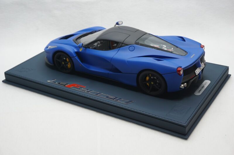 1/18 BBR FERRARI LAFERRARI AZZURRO DINO MATT DELUXE BLUE LEATHER limited 10pcs