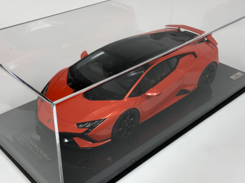 1/18 MR Collection Lamborghini Huracan Tecnica Orange Lambo054B Carbon
