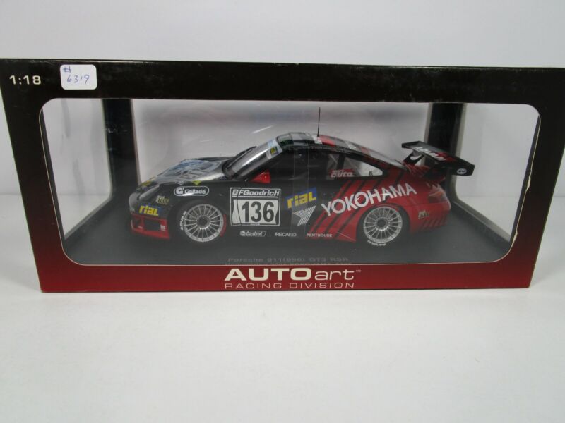 AUTOART 1/18 RACING DIVISION YOKOHAMA PORSCHE 911(996) GT3 RSR 2005 NEW