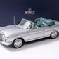 1:18 NOREV Mercedes 280 Se Cabriolet 1969 Silver Metallic/Green Top